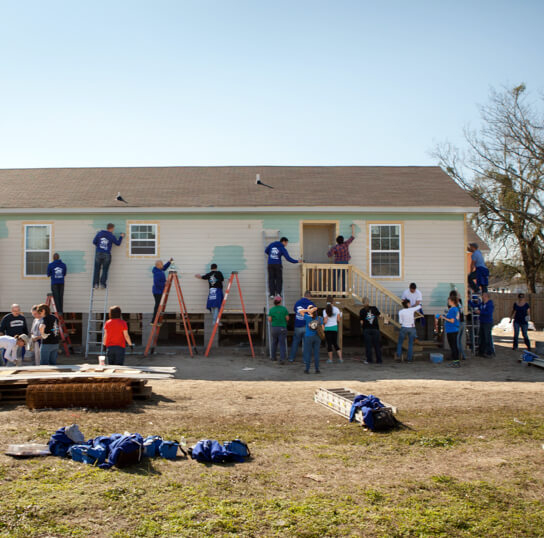 2 homes built for Habitat for Humanity in New Orleans